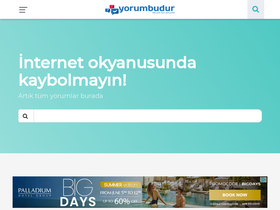'yorumbudur.com' screenshot