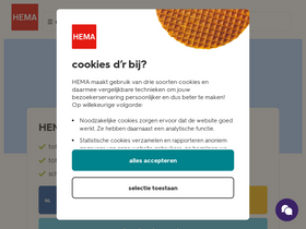 'verzekerdbijhema.nl' screenshot