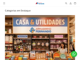 armarinhofernando.com.br homepage screenshot