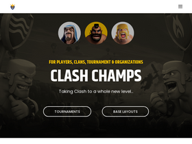'clashchamps.com' screenshot