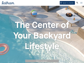 'lathampool.com' screenshot