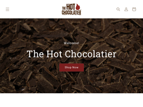 thehotchocolatier.com homepage screenshot