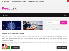 'peepl.sk' screenshot