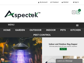 Aspectek website screenshot