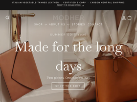 modher.com homepage screenshot