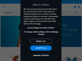 'shopdisney.eu' screenshot