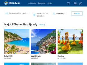 'zajazdy.sk' screenshot