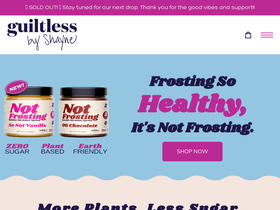 guiltlessbyshayne.com homepage screenshot