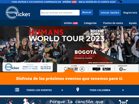 'eticket.co' screenshot