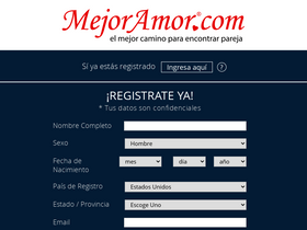 'mejoramor.com' screenshot