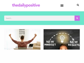 'thedailypositive.com' screenshot
