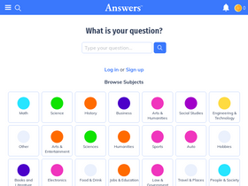 'answers.com' screenshot