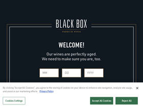 'blackboxwines.com' screenshot