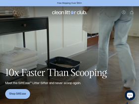 cleanlitterclub.com homepage screenshot