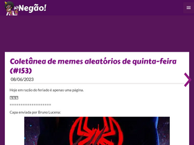 'ahnegao.com.br' screenshot