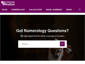 'numerologynation.com' screenshot
