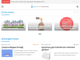 'mustafabaysal.com' screenshot