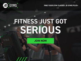 'jdgyms.co.uk' screenshot