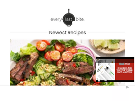 'everylastbite.com' screenshot