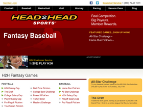 'head2head.com' screenshot