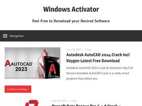 'windowsactivator.info' screenshot