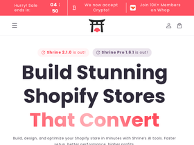 Shrinesolutions website screenshot