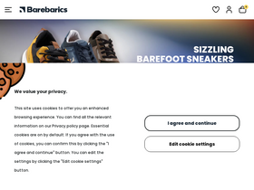 'barebarics.com' screenshot