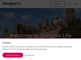 'glasgowlife.org.uk' screenshot