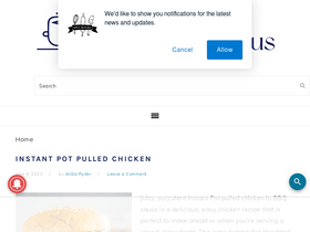 'simply-delicious-food.com' screenshot