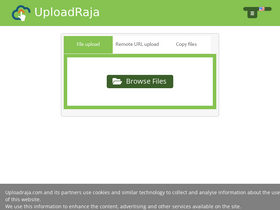 'uploadraja.com' screenshot