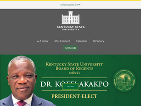 'kysu.edu' screenshot