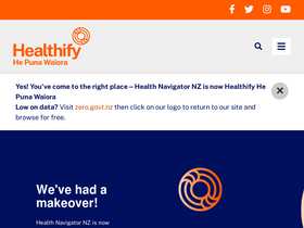 'healthnavigator.org.nz' screenshot