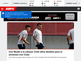 'espn.cl' screenshot