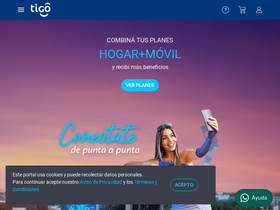 'tigo.com.py' screenshot