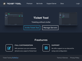'tickettool.xyz' screenshot