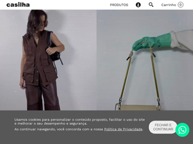 casilha.com.br homepage screenshot