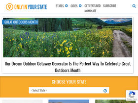 'onlyinyourstate.com' screenshot