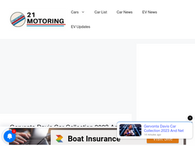 '21motoring.com' screenshot