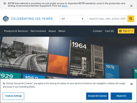 'astm.org' screenshot