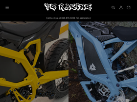 TG Racing homepage screenshot