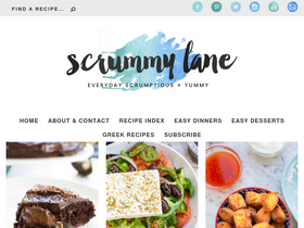 'scrummylane.com' screenshot