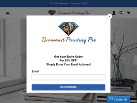 'diamondpaintingpro.com' screenshot