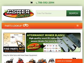'powermowersales.com' screenshot