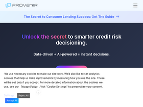 'provenir.com' screenshot