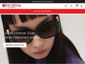 eyeopticalstore.ca homepage screenshot