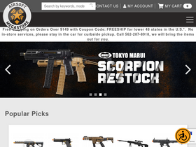 'airsoftmegastore.com' screenshot