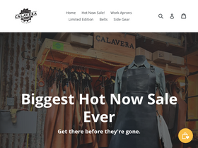 calaveratoolworks.com homepage screenshot