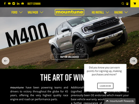 'mountunestore.com' screenshot