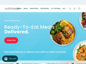nutrimeals.ca homepage screenshot