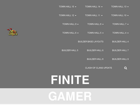 'finitegamerbase.com' screenshot